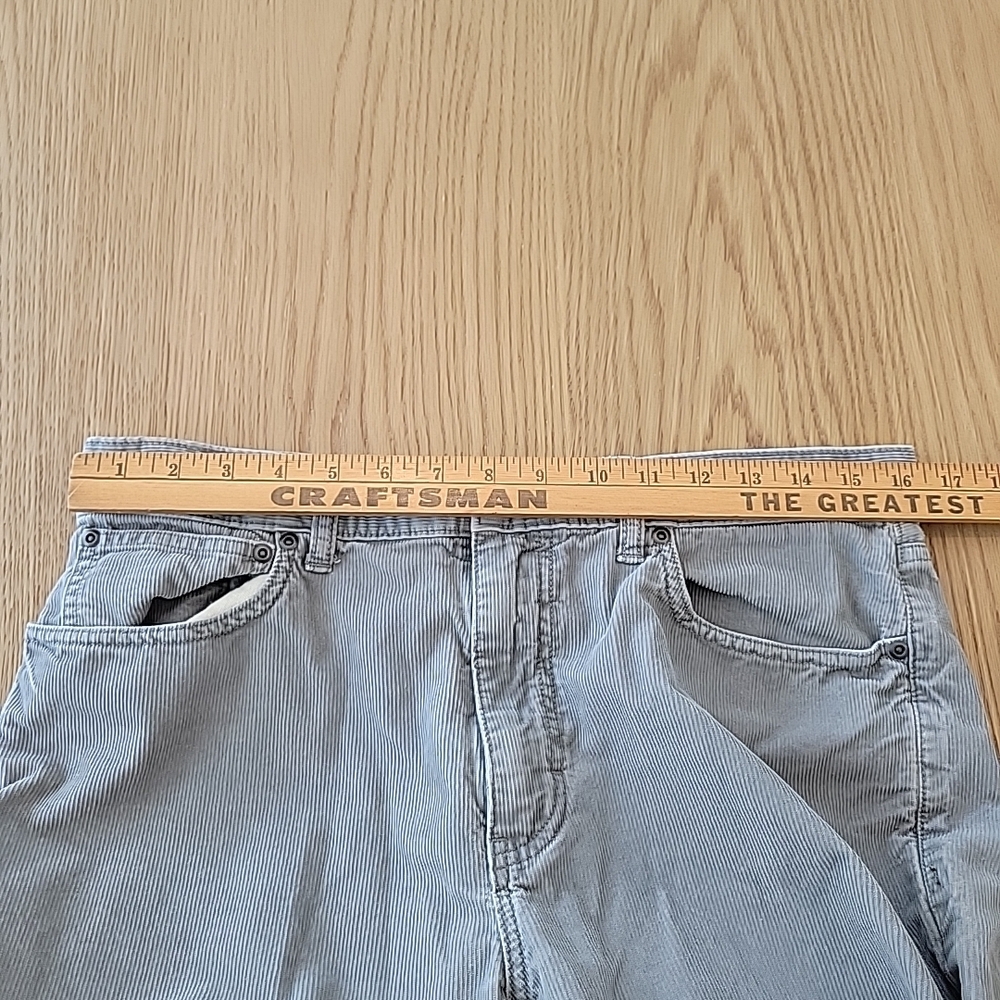 J.CREW Corduroy Pants Men's Slim Straight Gray Size‎ 32x34 Cotton - Picture 7 of 10